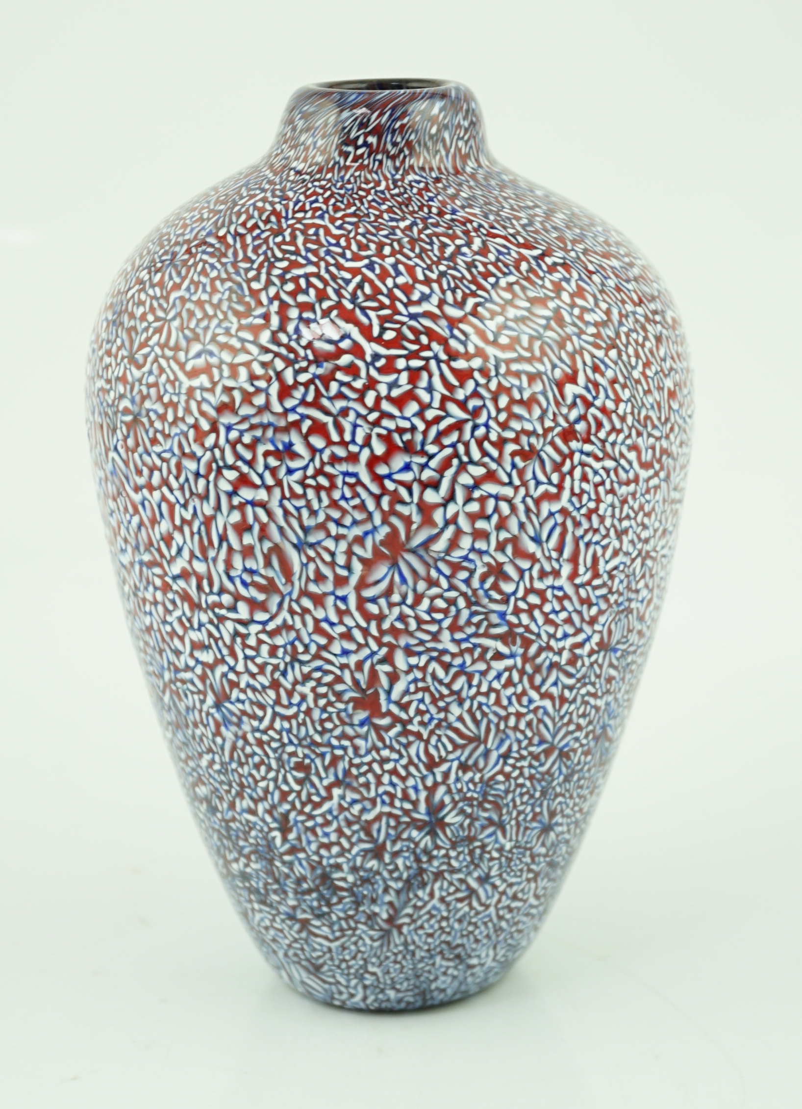 Vittorio Ferro (1932-2012), a Murano glass Murrine vase